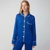 Long Sleeve Wide Rib Pajama Shirt