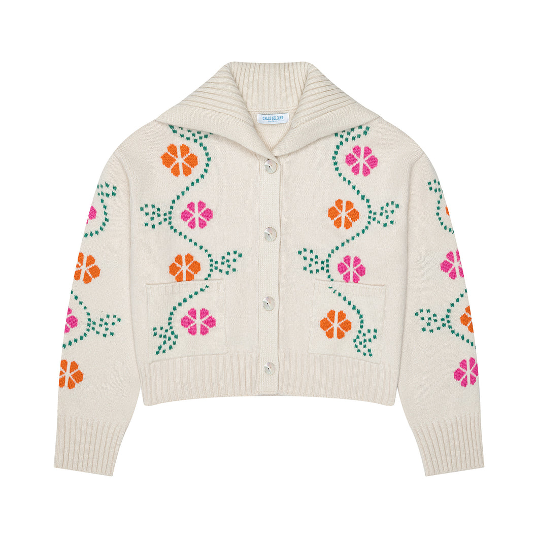 NWT Aldomartins popular Marguerite Floral Cardigan medium $198