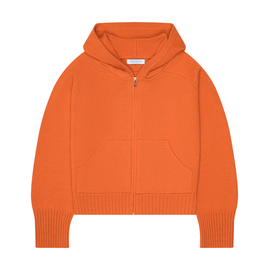 Cashmere Zip Up Hoodie